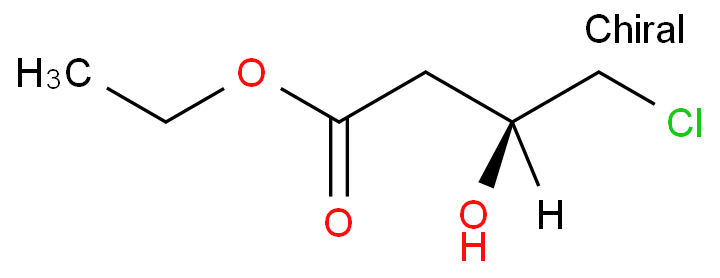Ethyl S-4-chloro-3-hydroxybutyrate structure