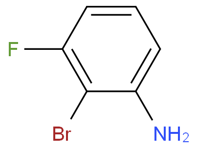 2-溴-3-氟苯胺化学结构式