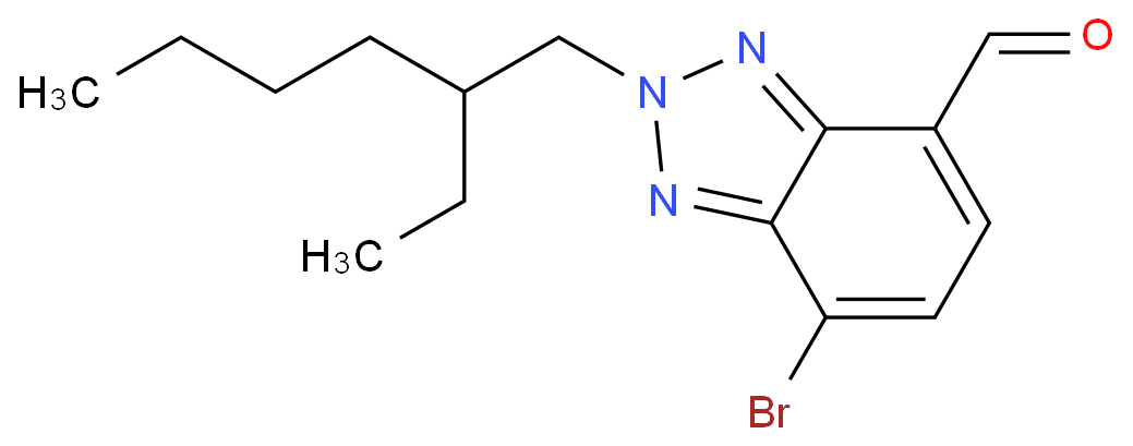 7-bromo-2-(2-ethylhexyl)-2H-benzo[d][1,2,3]triazole-4-carbaldehyde