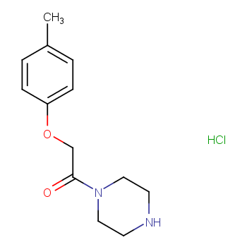 1-[(4-methylphenoxy)acetyl]piperazine hydrochloride