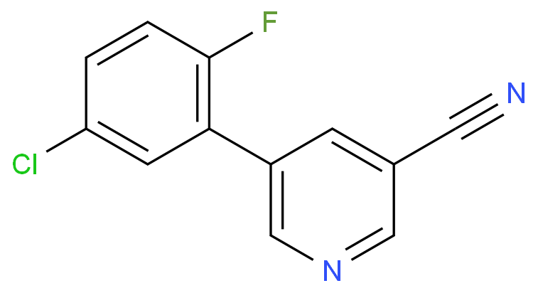 5-(5-Chloro-2-fluorophenyl)nicotinonitrile
