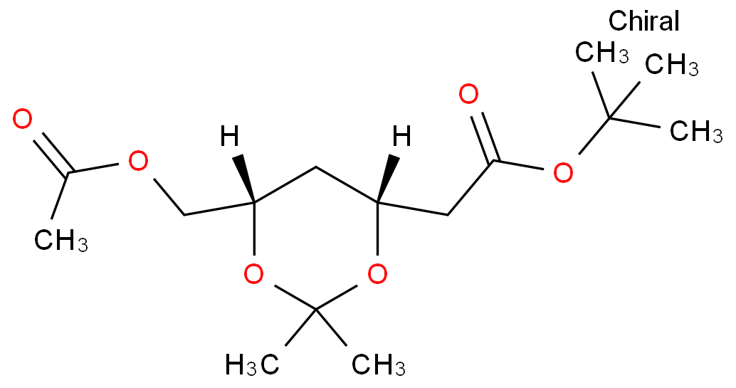 tert-Butyl (4R-cis)-6-[(acetyloxy)methyl]-2,2-dimethyl-1,3-dioxane-4-acetate