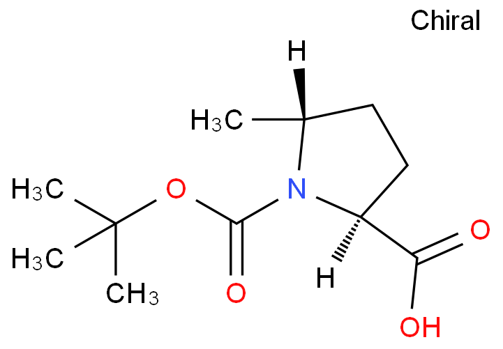 (2S,5R)-N-Boc-5-甲基吡咯烷-2-甲酸/160033-52-3