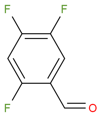 2,4,5-三氟苯甲醛化学结构式