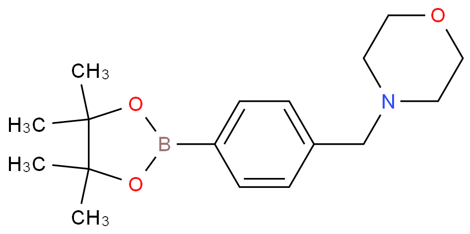4-[[4-(4,4,5,5-tetramethyl-1,3,2-dioxaborolan-2-yl)phenyl]methyl]morpholine