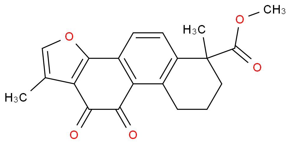 丹参酮甲酯化学结构式