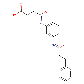 4-OXO-4-{4-[(PROPYLAMINO)CARBONYL]-ANILINO}BUTANOIC ACID structure