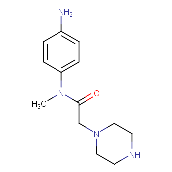 N-(4-氨基苯基)-N-甲基-2-(哌嗪-1-基)乙酰胺
