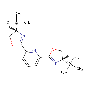 (4S)-4-tert-butyl-2-[6-[(4S)-4-tert-butyl-4,5-dihydro-1,3-oxazol-2-yl]pyridin-2-yl]-4,5-dihydro-1,3-oxazole