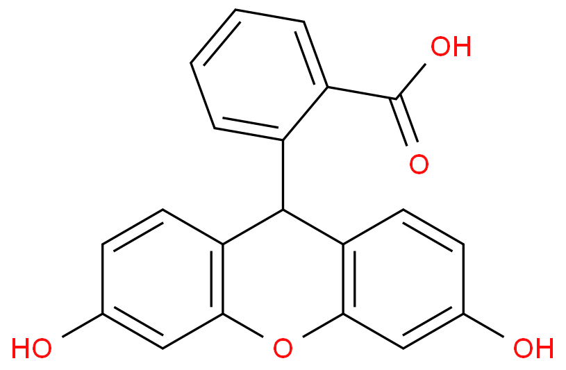 荧光生化学结构式
