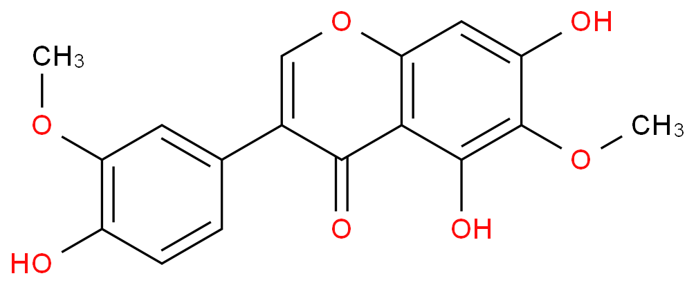 5,7-dihydroxy-3-(4-hydroxy-3-methoxyphenyl)-6-methoxychromen-4-one