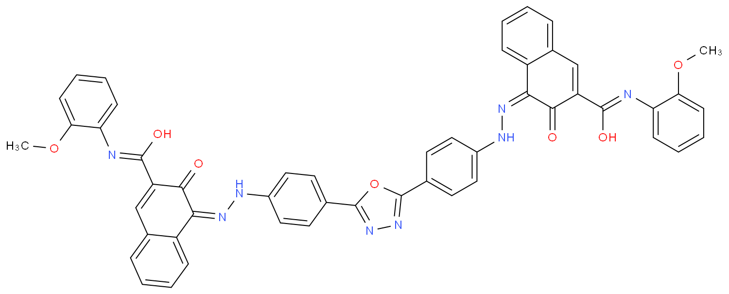 4,4'-[1,3,4-OXADIAZOLE-2,5-DIYLBIS(4,1-PHENYLENEAZO)]BIS[3-HYDROXY-N-(2-METHOXYPHENYL)-2-NAPHTHALENECARBOXAMIDE