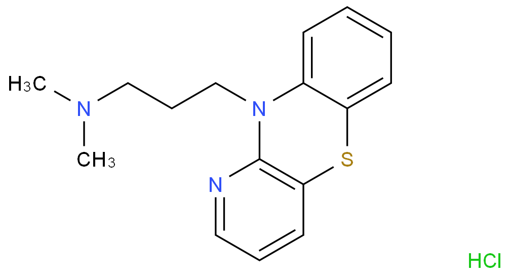 10H-Pyrido[3,2-b][1,4]benzothiazine-10-propanamine,N,N-dimethyl-, hydrochloride (1:1)  