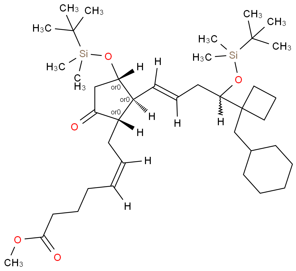 Z 7 1r2r3r 3 Tert Butyl Dimethyl Silanyloxy 2 E 4 Tert Butyl Dimethyl Silanyloxy 4 