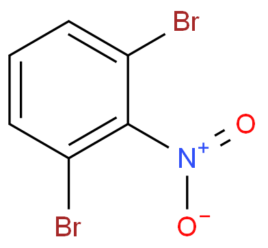 2,6-二溴硝基苯化学结构式