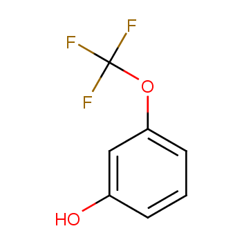 3-(三氟甲氧基)苯酚化学结构式