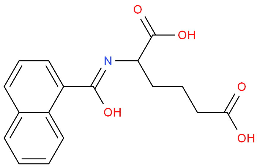 2-[[1-naphthalenyl(oxo)methyl]amino]hexanedioic acid