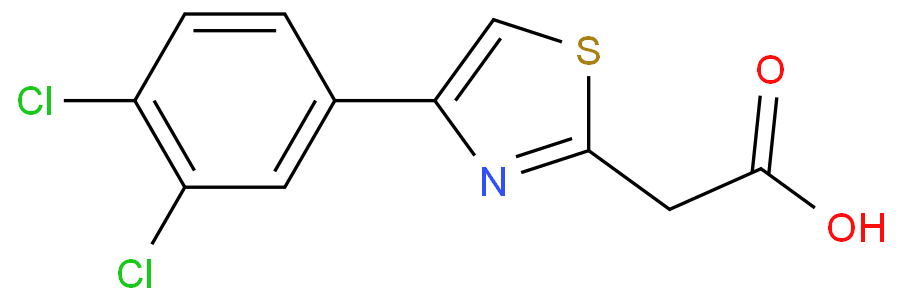 2-(4-(3,4-Dichlorophenyl)thiazol-2-yl)acetic acid  