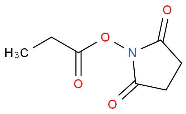 2,5-二氧亚基吡咯烷-1-基丙酯化学结构式