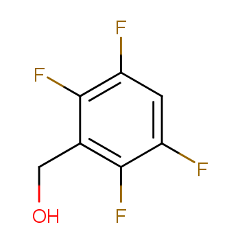 2,3,5,6-四氟苯甲醇化学结构式