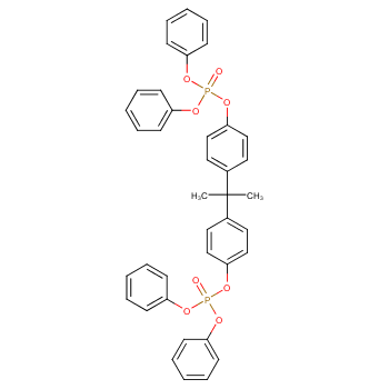 双酚A双二苯基磷酸酯化学结构式