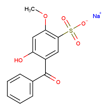 sodium,5-benzoyl-4-hydroxy-2-methoxybenzenesulfonate