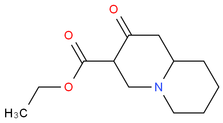2H-Quinolizine-3-carboxylic acid, octahydro-2-oxo-, ethyl ester