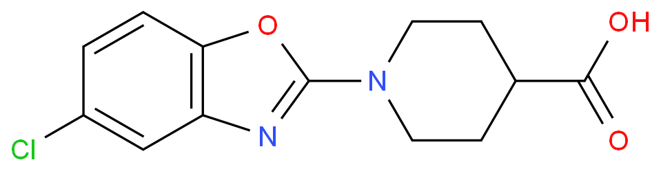 1-(5-Chlorobenzo[d]oxazol-2-yl)piperidine-4-carboxylic acid