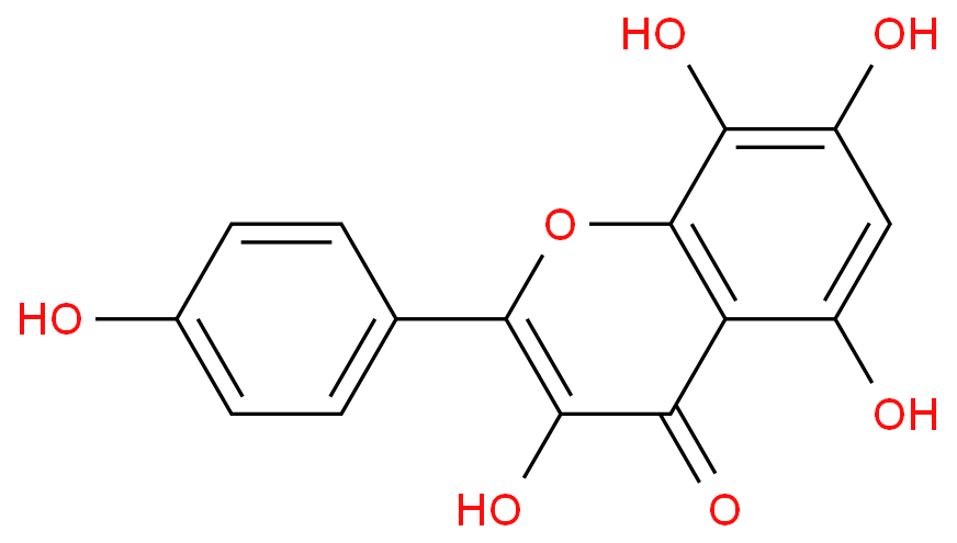 3,5,7,8-tetrahydroxy-2-(4-hydroxyphenyl)chromen-4-one