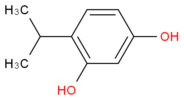 4-异丙基间苯二酚化学结构式