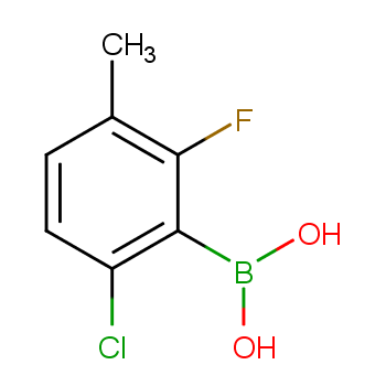 2-Chloro-6-fluoro-5-methylphenylboronic acid