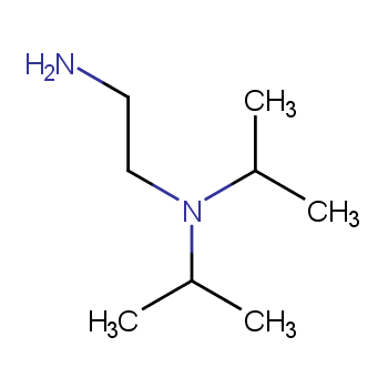 N,N-二异丙基乙二胺化学结构式