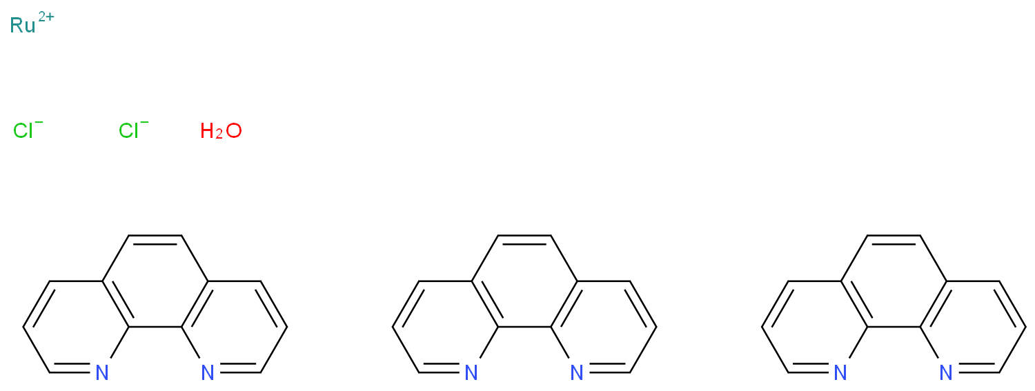 tris-(1,10-PHENANTHROLINE) RUTHENIUM (II) CHLORIDEtris-(1,10-PHENANTHROLINE) RUTHENIUM (II) CHLORIDEtris-(1,10-PHENANTHROLINE) RUTHENIUM (II) CHLORIDE