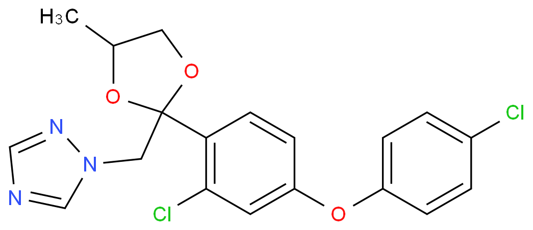 Difenoconazole structure