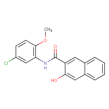 N-(5-chloro-2-methoxyphenyl)-3-hydroxynaphthalene-2-carboxamide