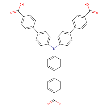 3,6-二(4-羰基苯基)-9-(4-羧基联苯基)咔唑；CAS号2279124-69-3 科研试剂
