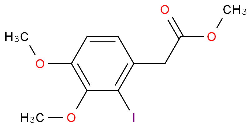 2-(2-碘-3,4-二甲氧基苯基)乙酸甲酯