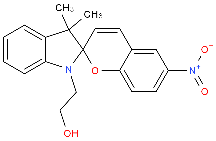1-(2-羟乙基)-3,3-二甲基吲哚啉-6'-硝基苯并螺吡喃
