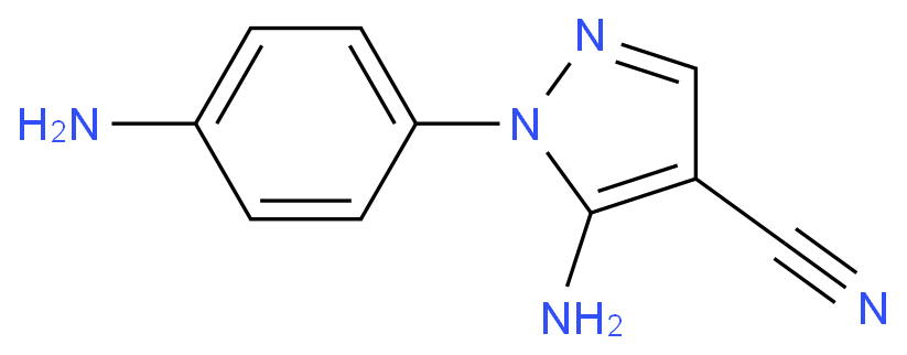 5-amino-1-(4-aminophenyl)pyrazole-4-carbonitrile