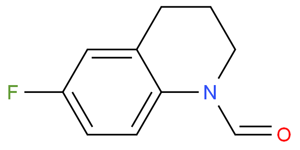 1(2H)-QUINOLINECARBOXALDEHYDE, 6-FLUORO-3,4-DIHYDRO-
