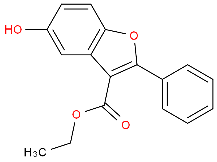5-羟基-2-苯基苯并呋喃-3-羧酸乙酯CAS号4610-75-7；（科研试剂/现货供应，质量保证）
