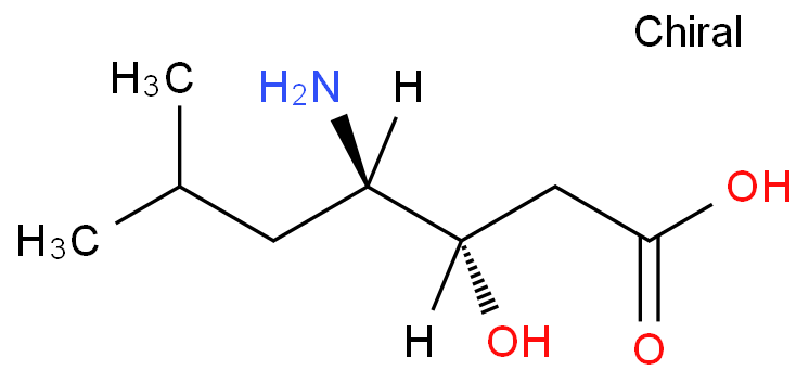 (3S,4R)-4-AMINO-3-HYDROXY-6-METHYLHEPTANOIC
