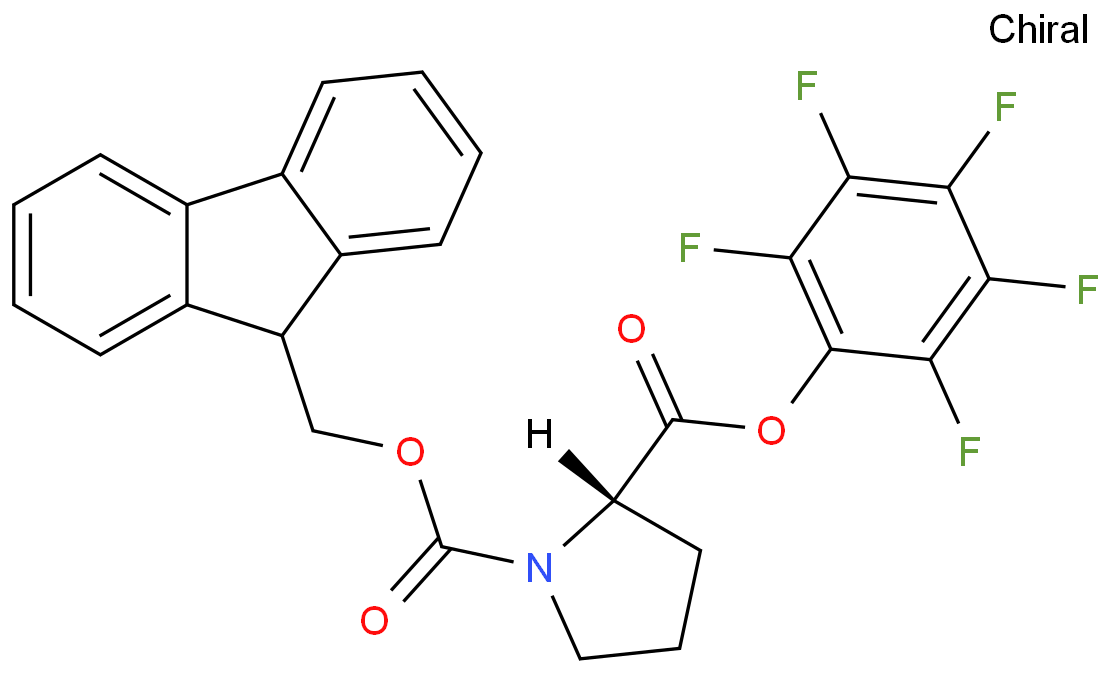 1-O-(9H-fluoren-9-ylmethyl) 2-O-(2,3,4,5,6-pentafluorophenyl) (2S)-pyrrolidine-1,2-dicarboxylate