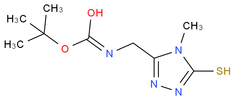 TERT-BUTYL N-[(5-MERCAPTO-4-METHYL-4H-1,2,4-TRIAZOL-3-YL)METHYL]CARBAMATE