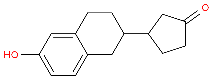 3-(6-hydroxy-1,2,3,4-tetrahydronaphthalen-2-yl)cyclopentanone