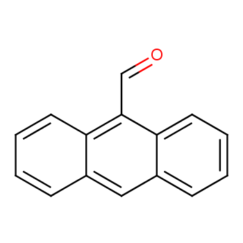 9-Anthraldehyde structure