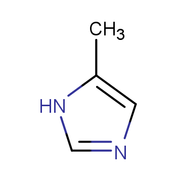 4-甲基咪唑化学结构式