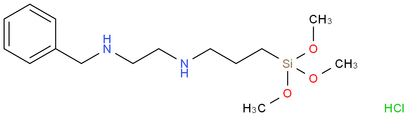 N-benzyl-N'-[3-(trimethoxysilyl)propyl]ethylenediamine monohydrochloride