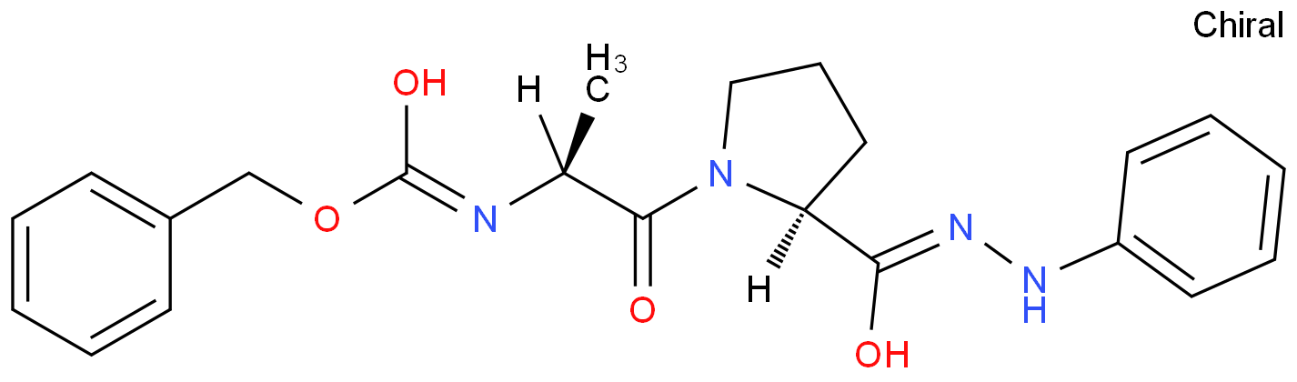 N-[(2S)-1-oxo-1-[(2S)-2-[oxo-(phenylhydrazo)methyl]-1-pyrrolidinyl]propan-2-yl]carbamic acid (phenylmethyl) ester