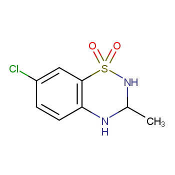 IDRA 21,7-Chloro-3-methyl-3,4-dihydro-2H-1,2,4-benzothiadiazineS,S-dioxide
